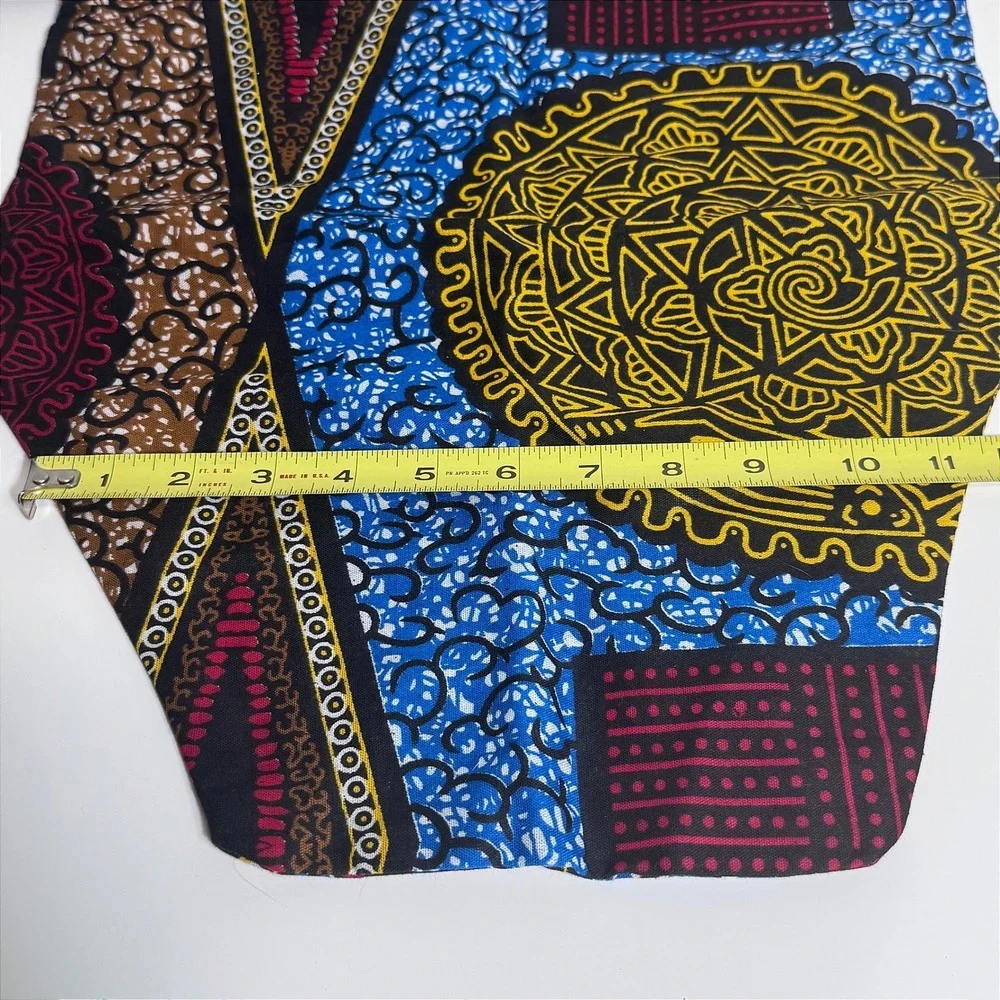 African Market Cotton Art‎ Wax Print Tote Shoulder Bag Ethnic Boho Global Tribal